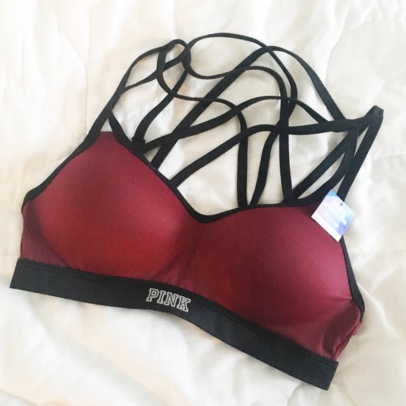 PINK Victoria's Secret Other - ✨🆕 PINK l Cage Front Push Up Sports Bra